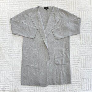 grey J.Crew 365 cardigan sweater blazer